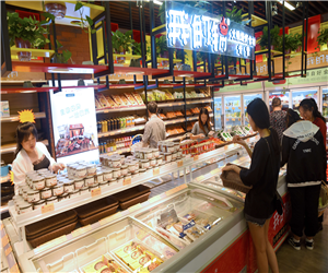 北京火鍋食材冷藏柜，北京燒烤材料超市冷柜，冷凍保鮮柜案例