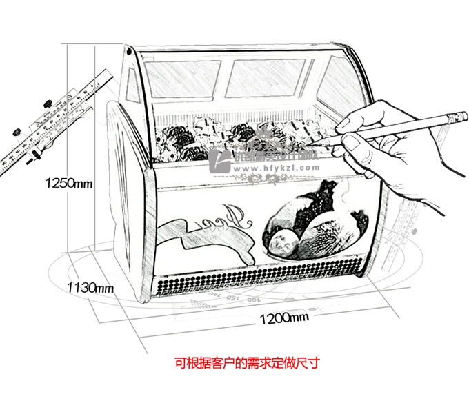 BQ-A型冰淇淋展示柜（暢銷產(chǎn)品）