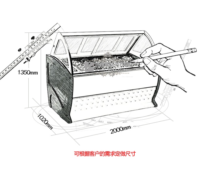 BQ-D型冰淇淋展示柜