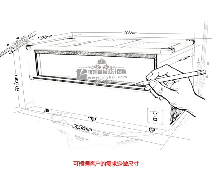 歐式視窗型島柜