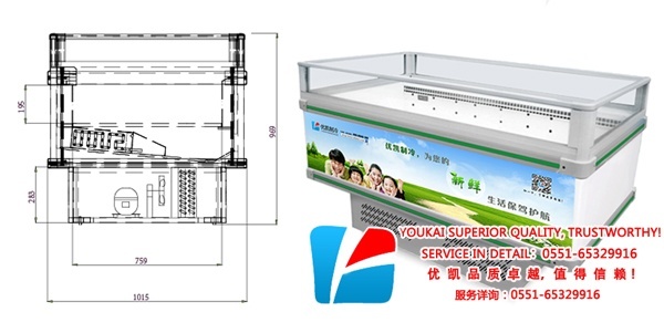 風(fēng)冷單島柜設(shè)計圖