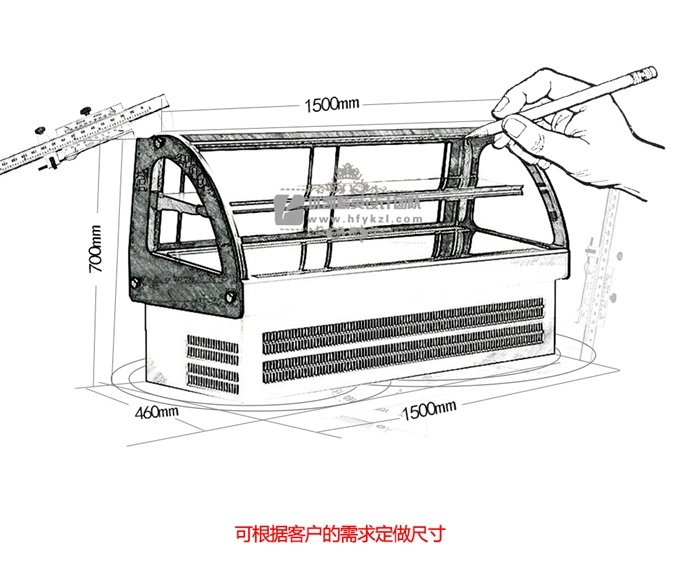 優(yōu)凱-VIP-TGC1臺(tái)式蛋糕保鮮柜