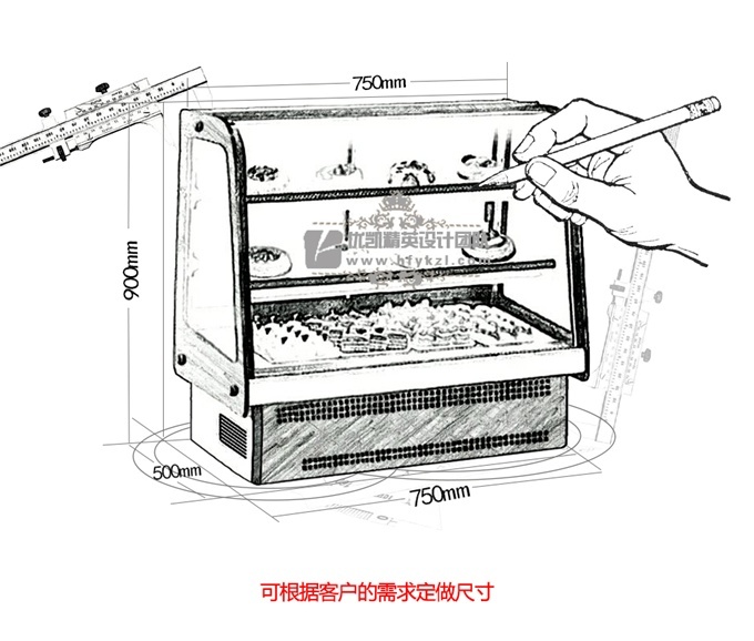 DG-G型臺式蛋糕柜